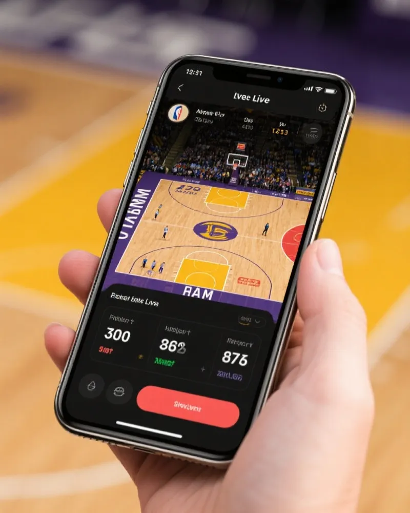 优直播NBA吧 (You Zhibo NBA Bar) APP 界面展示